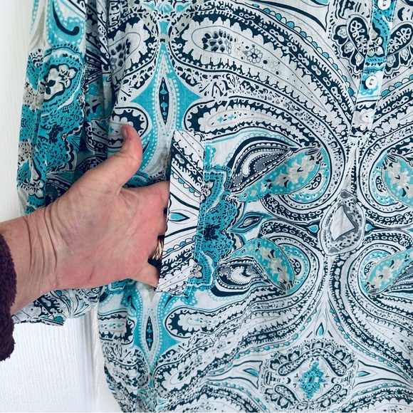 cino popover tunic top XL - Picture 2 of 8